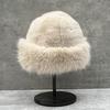 Plush Landlord Hat Women'S Cold And Warm Hat Northeast Basin Hat Ear Protector Hat Shows The Tide Of Small Bucket Hat