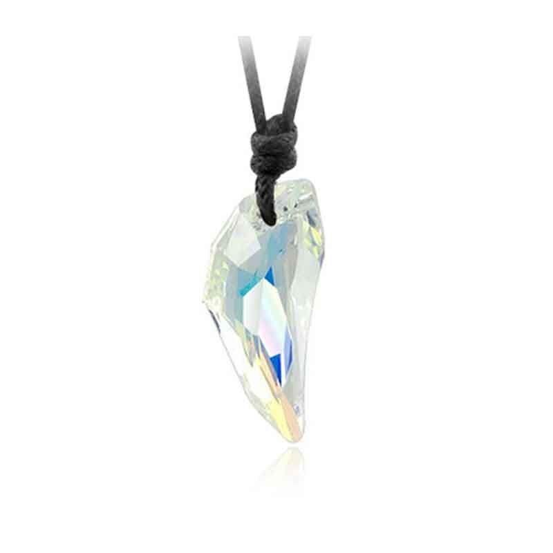 Stylish Korean Short Necklace For Men And Women Artificial Crystal Pendant