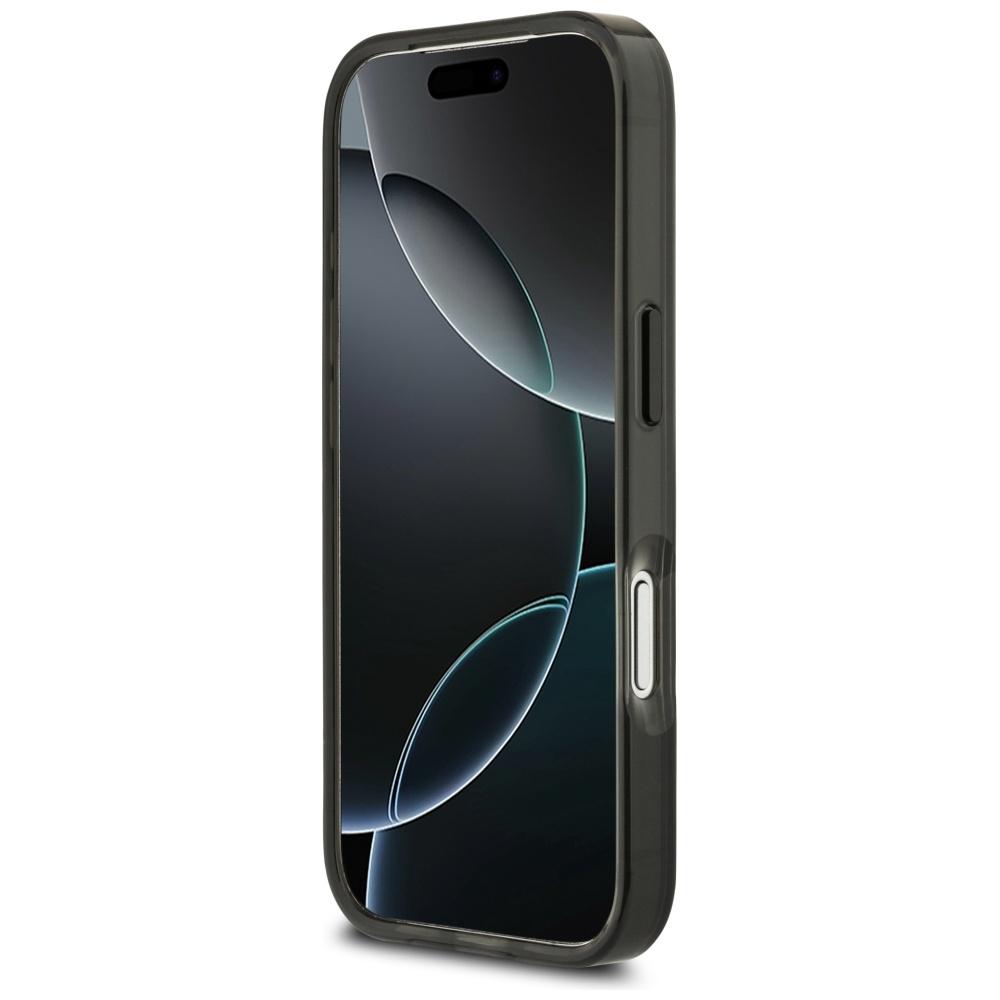 BMW M IML Metallknöpfe Dreifarbige Linien MagSafe Hülle für iPhone 17 Pro Schwarz