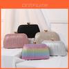 Stylish Square Party Purse With Pu Material For Special Occasions