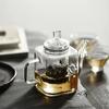 Premium Chinese Square Glass Teapot – Explosion-Proof, Heat-Resistant, Tea-Water Isolation