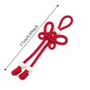 Handmade Chinese Knot Keychain Hand Woven DIY Bag Charm Braided Rope Keychain  Handbag Decoration