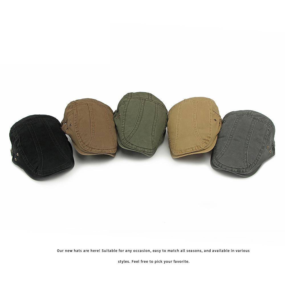 Spring Summer Forward Hat Men British Retro Beret Duck Tongue Paintsmen's Hat