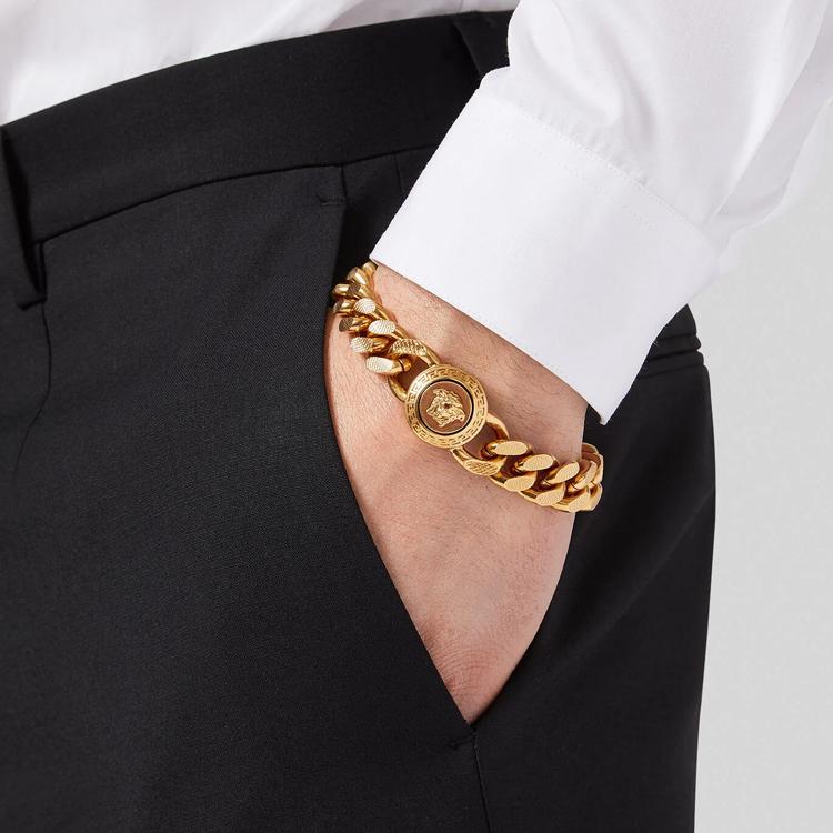 Versace Metallarmband Tribute Gold Unisex Schmuck DG06996-DJMT-KOT