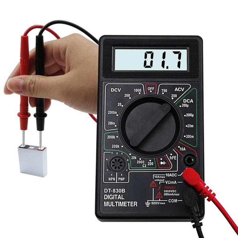 Small Digital Multimeter High Accuracy Measurement Device Circuit Testing Tool for Electricians & Electronic Engineers