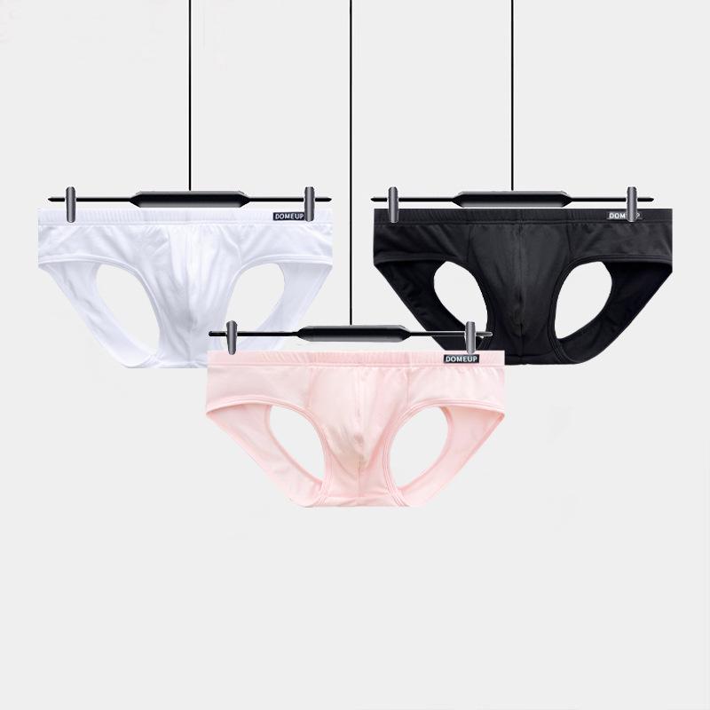 Men's Low Waist Hollow Back Hip-Lifting Thong Underwear