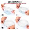 Silicone Lid - 12 PCS - Stretchable - Flexible - Reusable