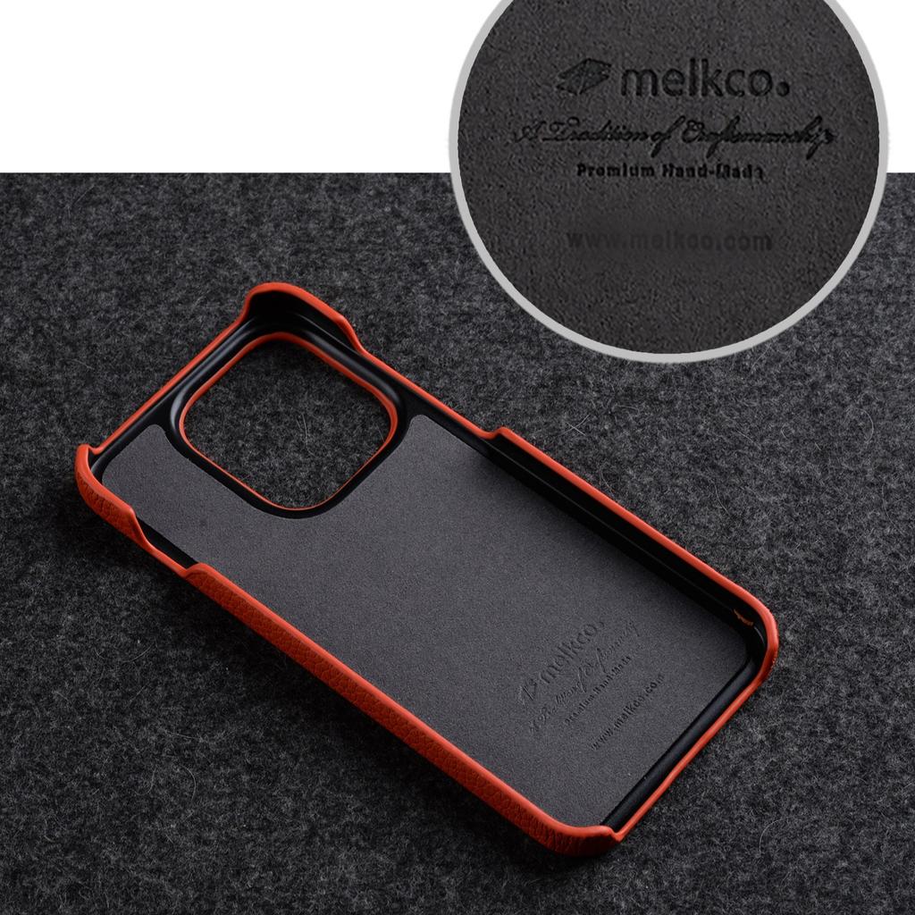 Custodia Melkco 100% Vera Pelle per Oneplus 15 Oneplus15 Modello Litchi Copri Telefono in Pelle di Mucca Rivestimento Interno in Microfibra Custodie