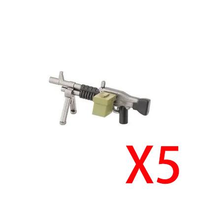 Military Building Blocks Solider Figures Weapons Camouflage Guns RPG Equipment Package Shields EOD M1919A4 Roadblock Mini Bricks
