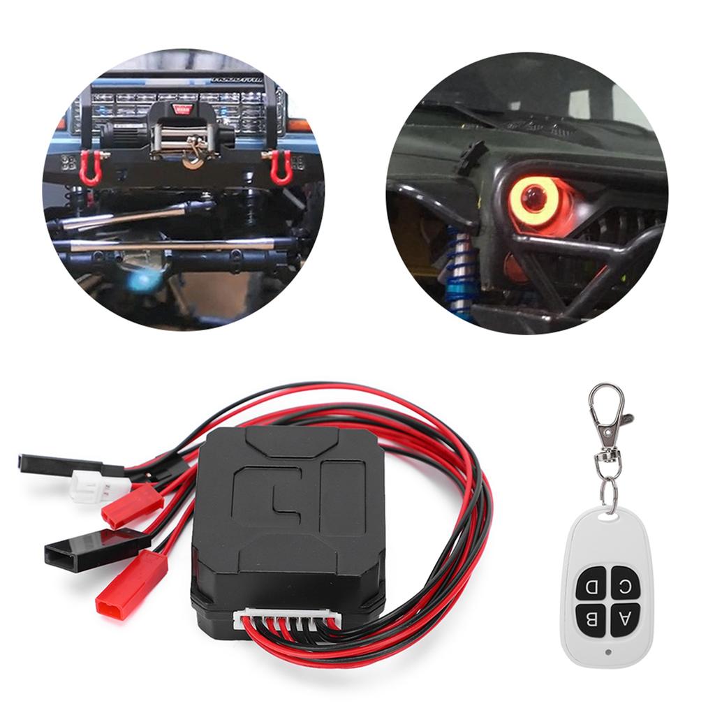 RC Car Metal Winch Remote Controller Fit for TRX4 SCX10 D90 1/10 RC Car Model