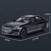 1/24 BMW 760 THE7 Limousine Alloy Miniature Car Diecast Metal Scale Car Model Sound and Light Collection Children Toy Vehicles Gifts