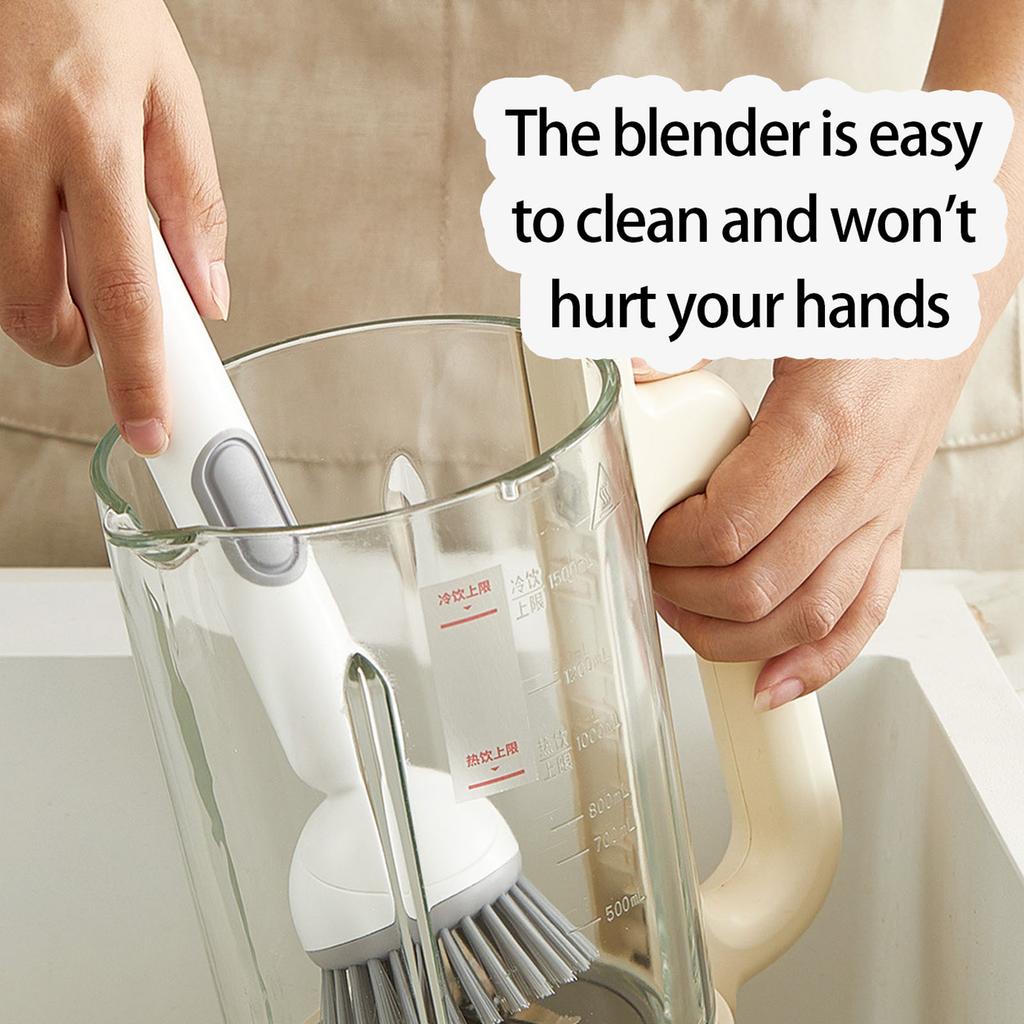 Nontick Oil Resistant Silicone Pot Scrubber Brush For NonScratch Cleaning MultiSurface Use Kitchen Dishwashing Tool