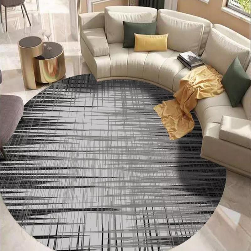 Modern Round Rugs Living Room Decoration Teenager Bedroom Decor Carpets Sofa Coffee Table Area Rug Non-slip Carpet Floor Mats