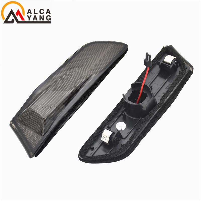 For Nissan Skyline 350GT Infiniti G35 2D Coupe Replace 2002-2007 Amber LED Fender Side Marker Lamp Turn Signal Light