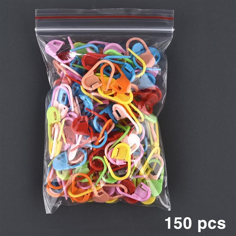 100-1000PCS Knitting Marking Buckle Pins Plastic Crafts Locking Stitch Markers Sweater Weaving Tools DIY Sewing Accessory