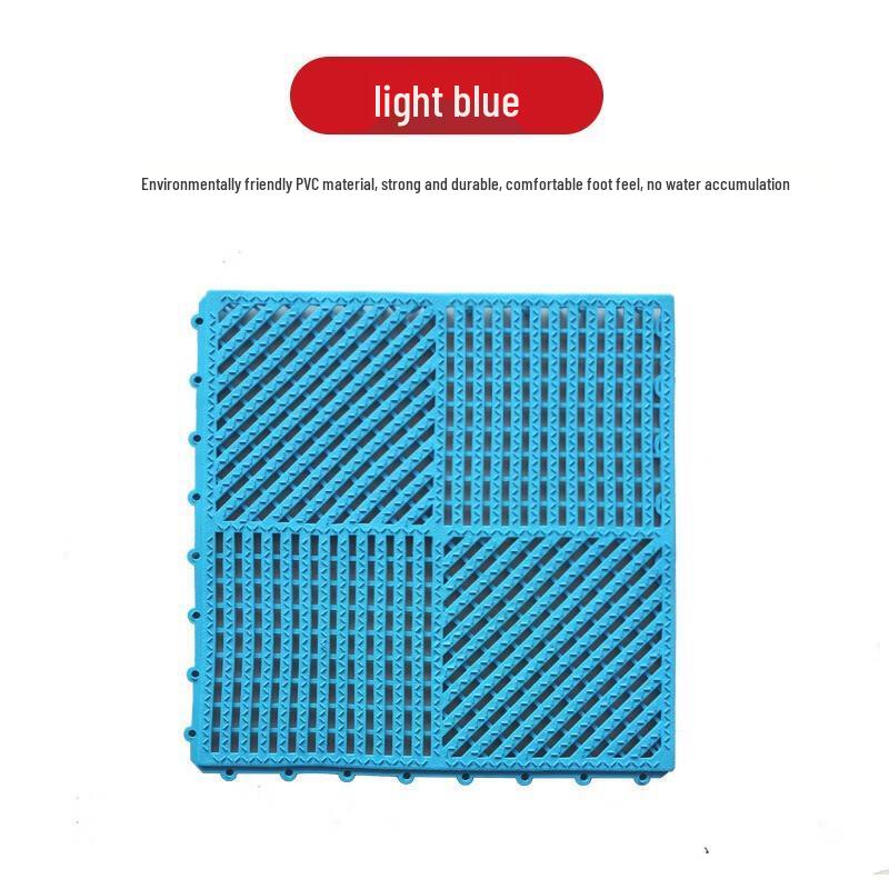 Modular Interlocking Anti-Slip Floor Mats for Bathroom & Pool