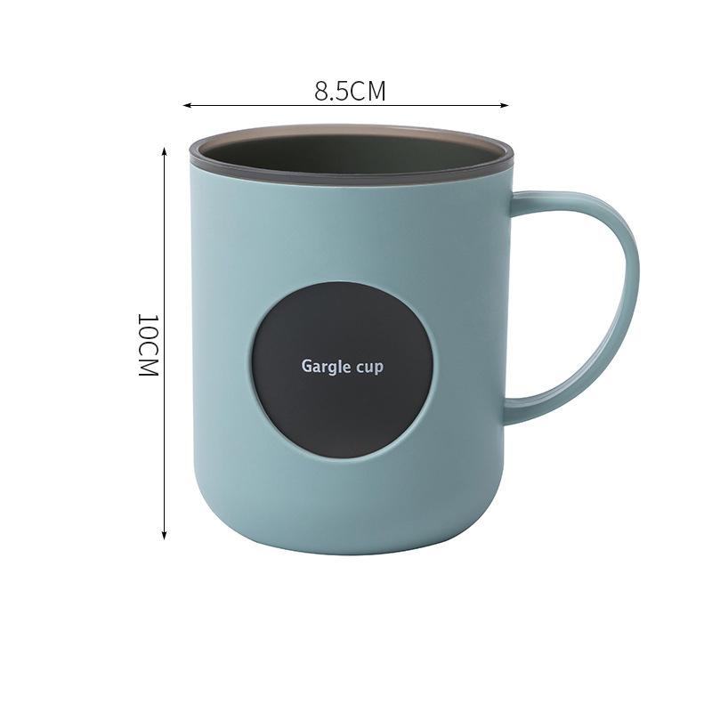 Nordic Plastic Household Toothbrush Cup Storage Holder Couple Portable Travel Mouthwash Cups Water Mug Bathroom Accessories