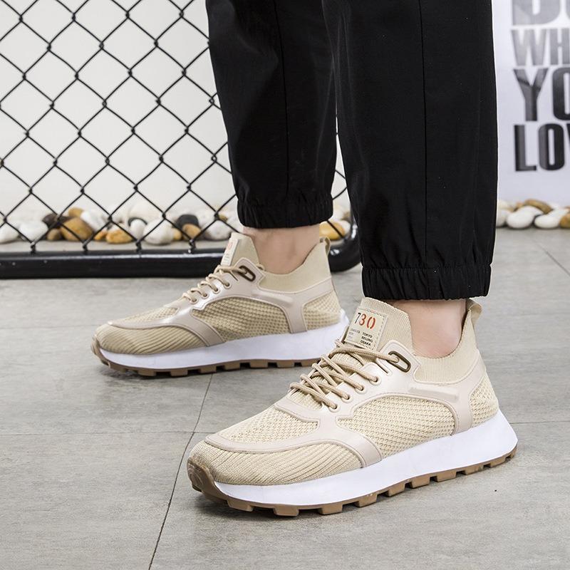 Sneakers Spring New Men's Shoes Shallow Mouth Shoes Simple Youth Outdoor Casual Running Shoes