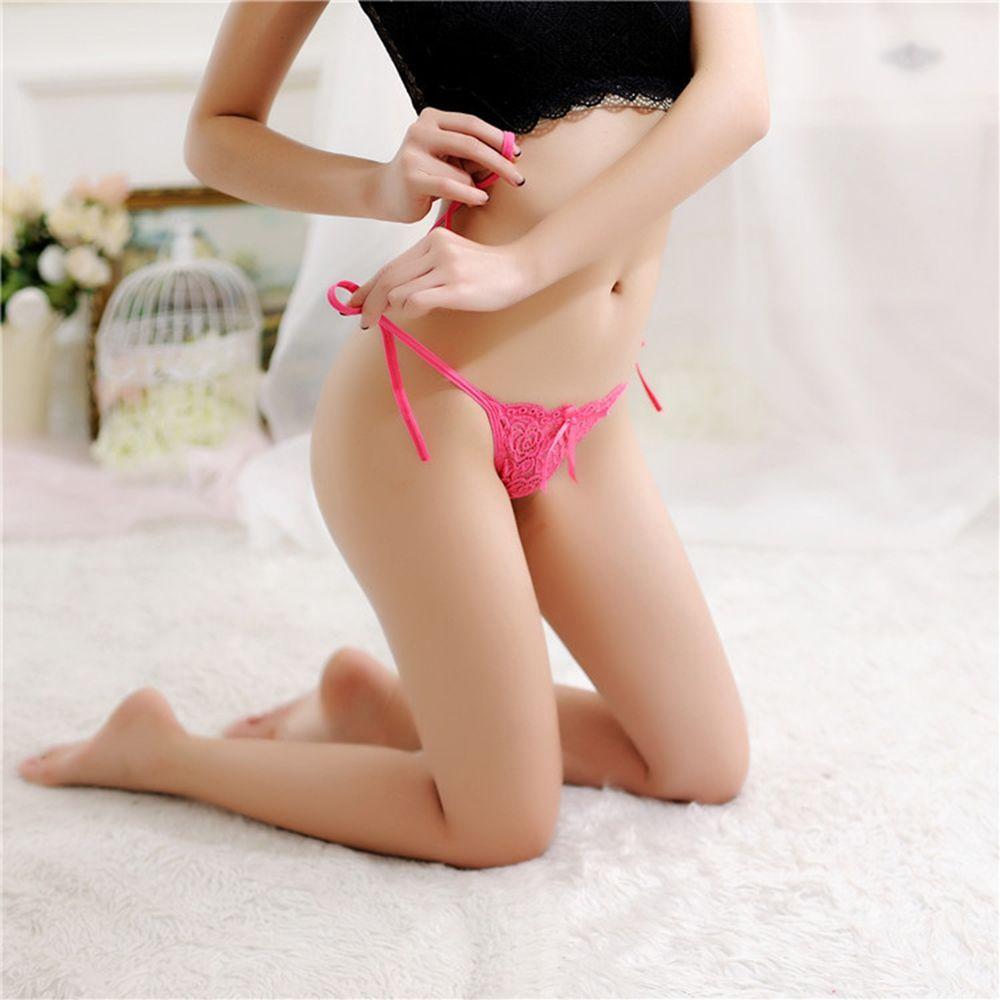 Thongs Sexy Briefs Underwear Intimates Lingerie Knickers Lace Floral Transparent