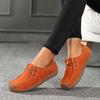Spring Single Shoes Women Really Versatile Bean Shoes Comfortable Women Casual Flat Single Shoes Lace Up