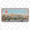 National Tourist City Plaques Metal Plate London Hawaii Venice Retro Metal Tin Signs Wall Decor Garage Car Club Living Room Home