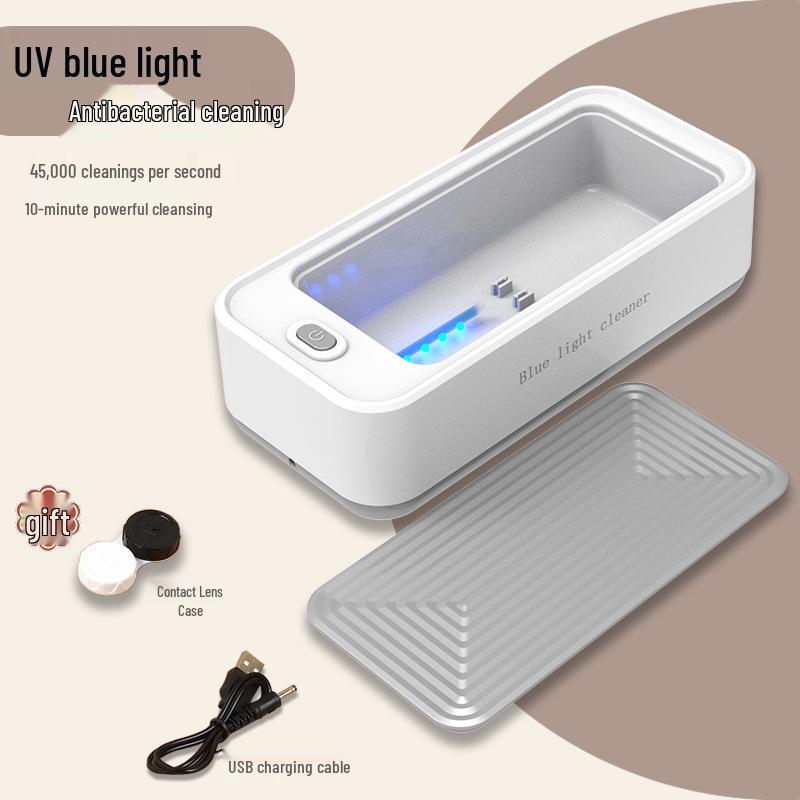 Ultrasonic Cleaner for Blue Light Glasses, Retainers, Razors, and Contact Lenses