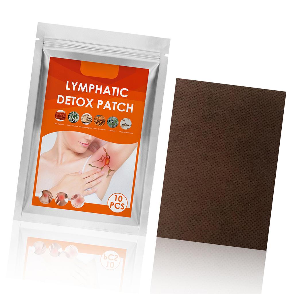 10Pcs Lymphatic Detox Patches Accessory Mammary Lymph Patch Lymphatic Drainage Swelling Relief