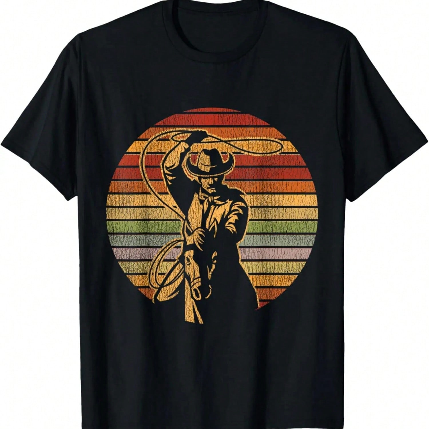 Retro Cow T-Shirt S разноцветный