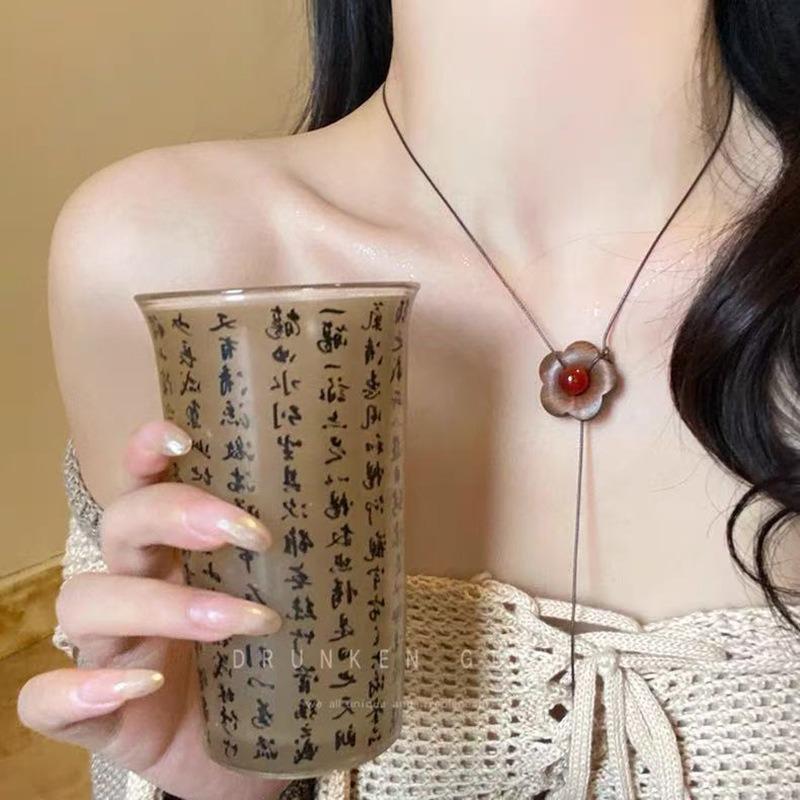 Retro Autumn and Winter Long Necklace Women's High-end Sweater Chain Niche Design Accessories
