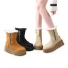 Thick-soled snow boots for women 2025 winter new Northeast large cotton shoes for women, piled and thickened warm boots for women