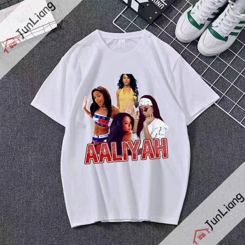 2023 New Princess-Aaliyah Tshirt Unisex Hip Hop Leisure Street Apparel  Unisex Women Fans Gift T-Shirt