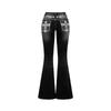 Popular European and American Women's Clothing, Dark Washed Pockets, Embroidered Hot Diamonds, Slim-fitting Jeans JEANS