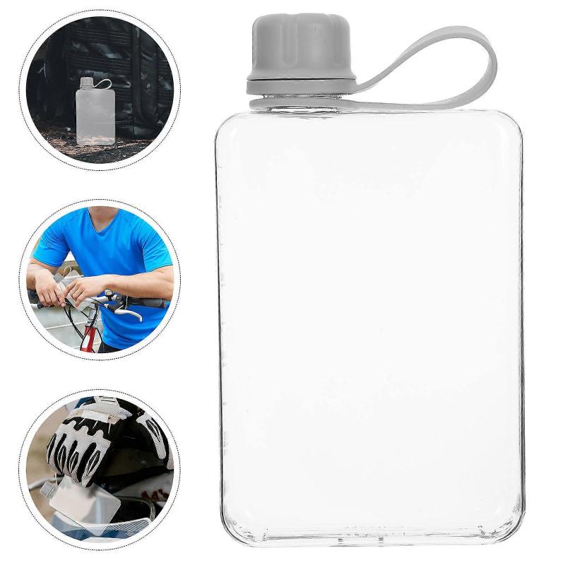 Reise-Wasserflasche Flache Kunststoffflasche für Auslaufsichere Fitnessstudio-Hydration 500 ml