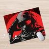 Extended Gaming Mouse Pad Red Soldier Design Large Rubber Mouse Mat Desk Pad Non-slip Base Office Gaming Computer Accessories