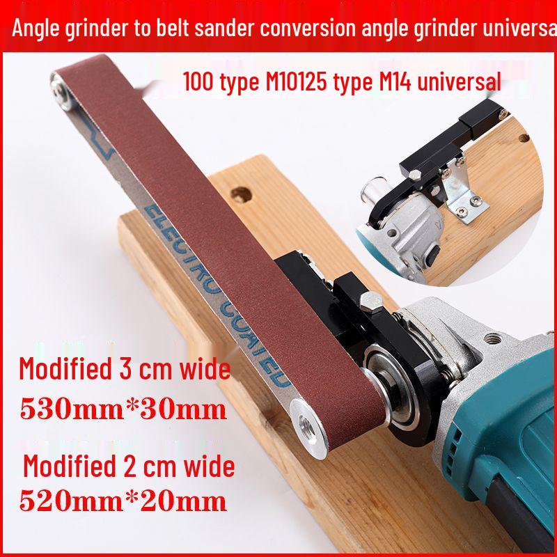 Type 100/125 Angle Grinder Conversion to Belt Sander - Woodworking Mini Belt Sander