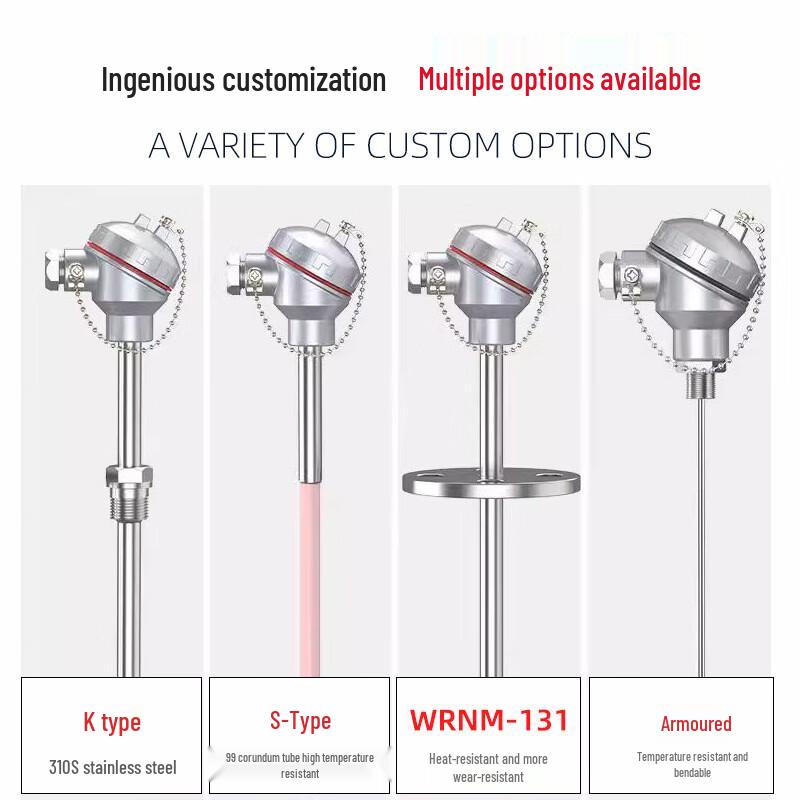 YIXI K-typ termoelement i rostfritt stål WRN-K-serien