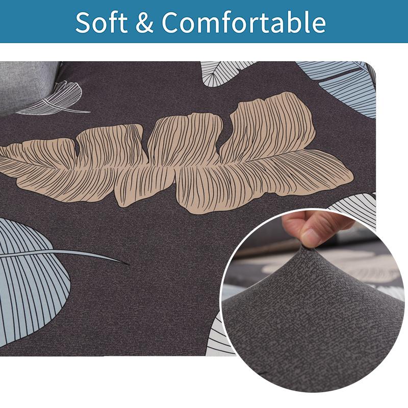 Floral Printed Sofa Seat Cushion Cover Furniture Protector Stretch Sofa Covers For Living Room Kids Pets Anti-Dust Removable