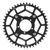 Adattatore Corona 104BCD 46T Piastra Dentata Base di Conversione Lega di Alluminio per Motore Centrale Bafang Set Nero