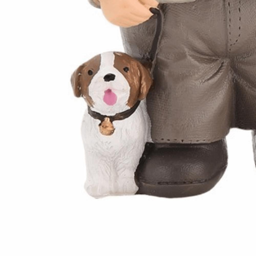5in Grandpa Grandma Cake Making Statue Living Room Shelf Decoration