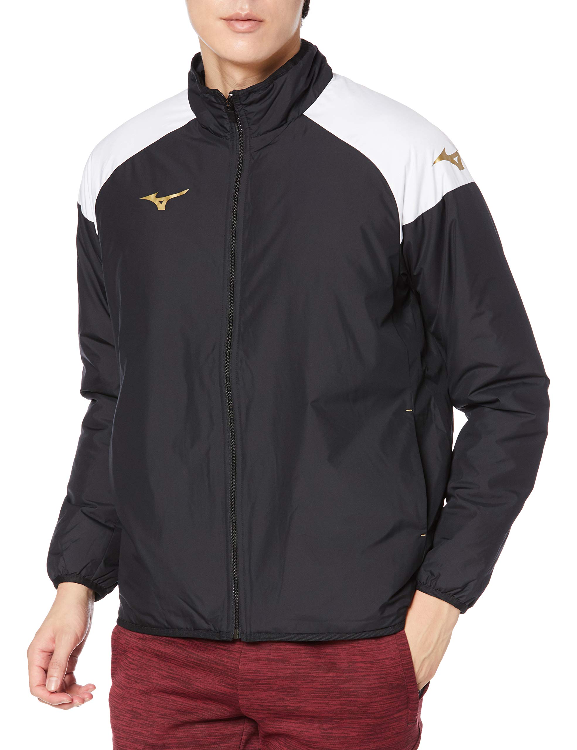 

Mizuno Футбольная разминочная куртка P2JE7501 Японский размер Маленький до Японского размера Черный, (эквивалентный Маленький) чёрный