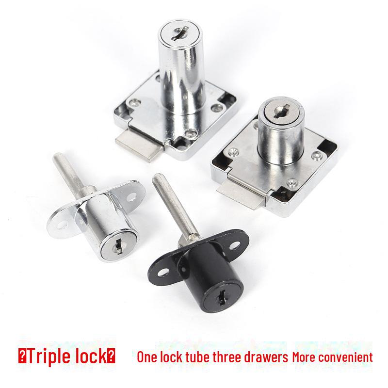 Încuietoare cu trei sertare pentru mobilier de birou și dulapuri de dosare