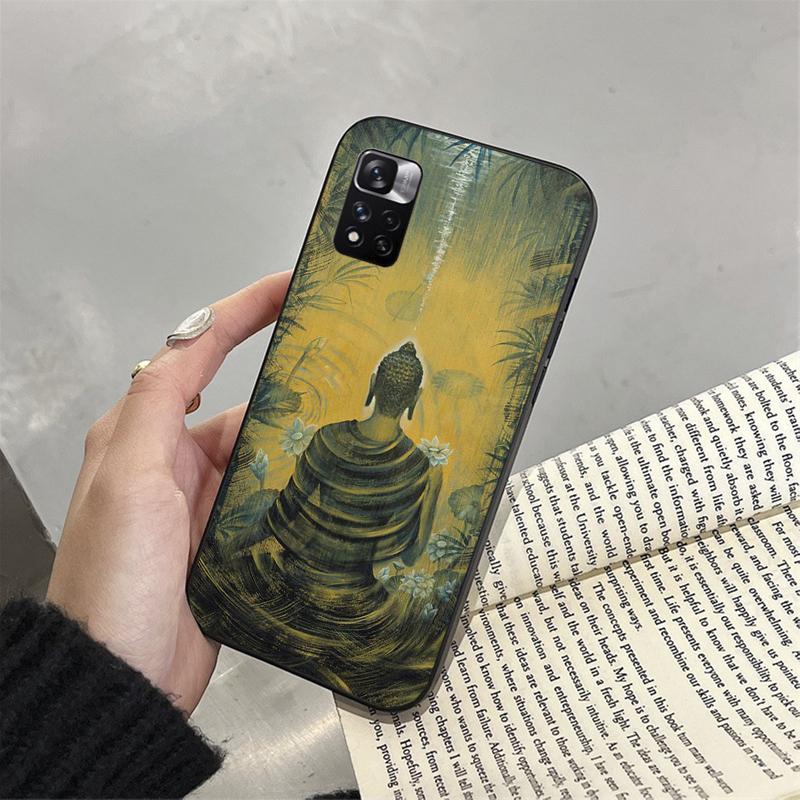Phone Case For Xiaomi Redmi note 13 12 Pro 11S 11 10 Pro 10S 12S Redmi 10 10C 9C 13C Buddha Case