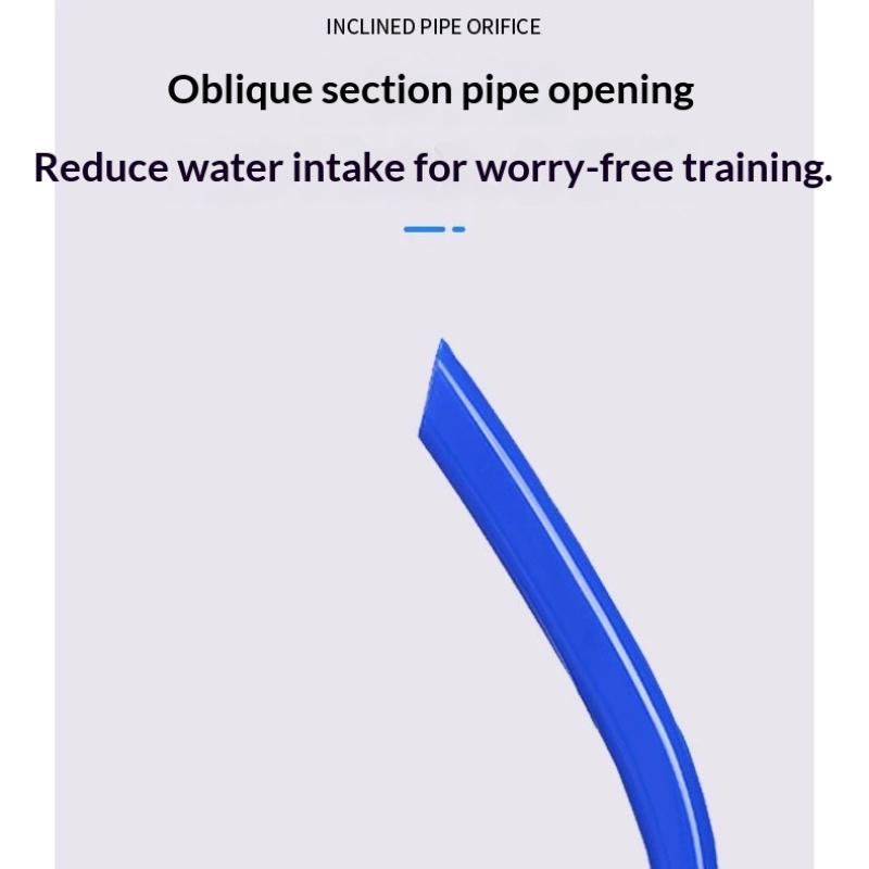 Long Distance Swim Training Front Mounted Snorkel Durable Diving Breathing Tube for Adult Water Activity