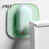 Shock-absorbing Wall Stickers 3Pcs/Set Silicone Door Stopper Punching Free Mute Adhesive Protector Handle Protection Pad Hardware Mat Anti-collision