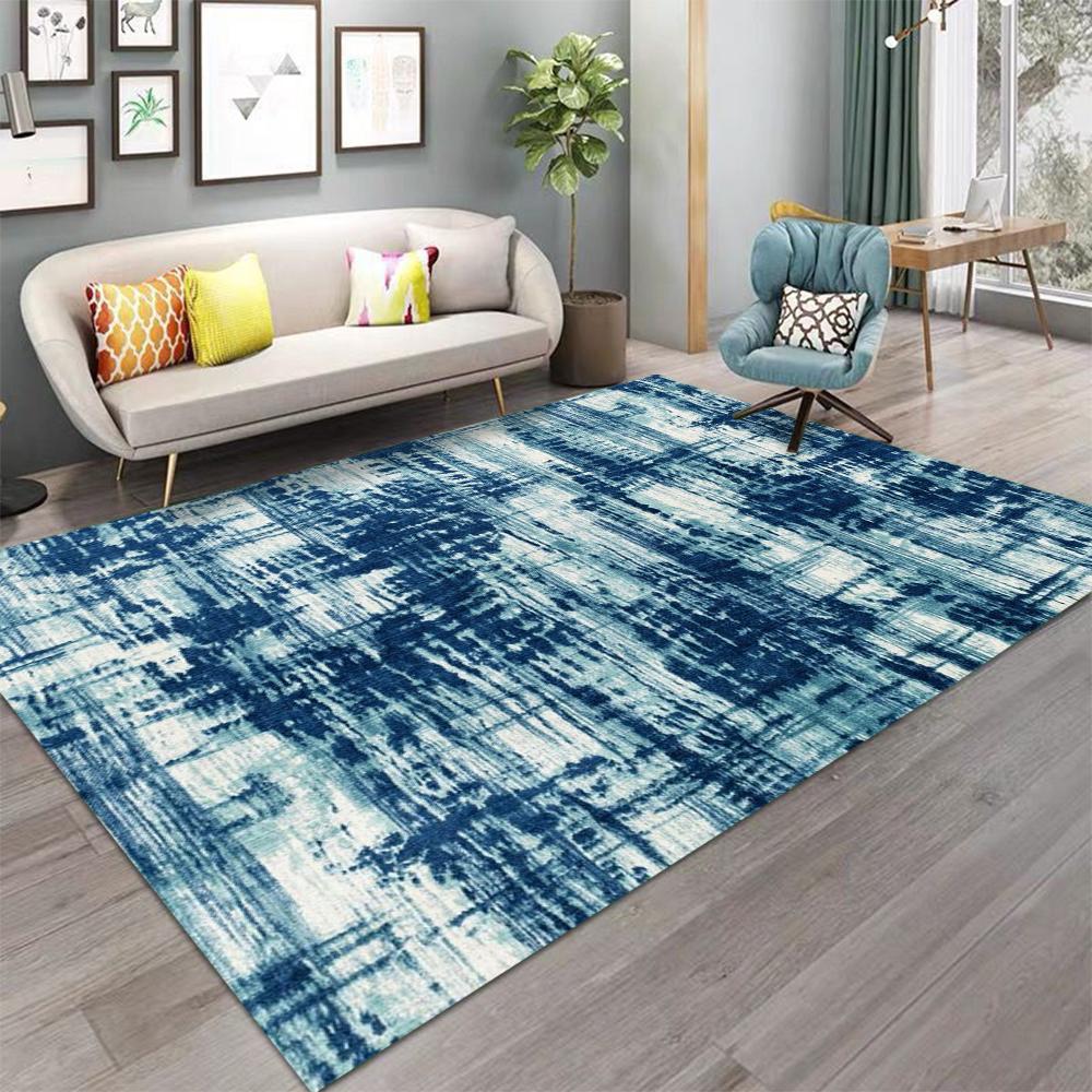 Abstract Art Carpet Rug for Living Room Bedroom Decoration Picnic Camp Kitchen Carpet Crawling Carpet Decoration