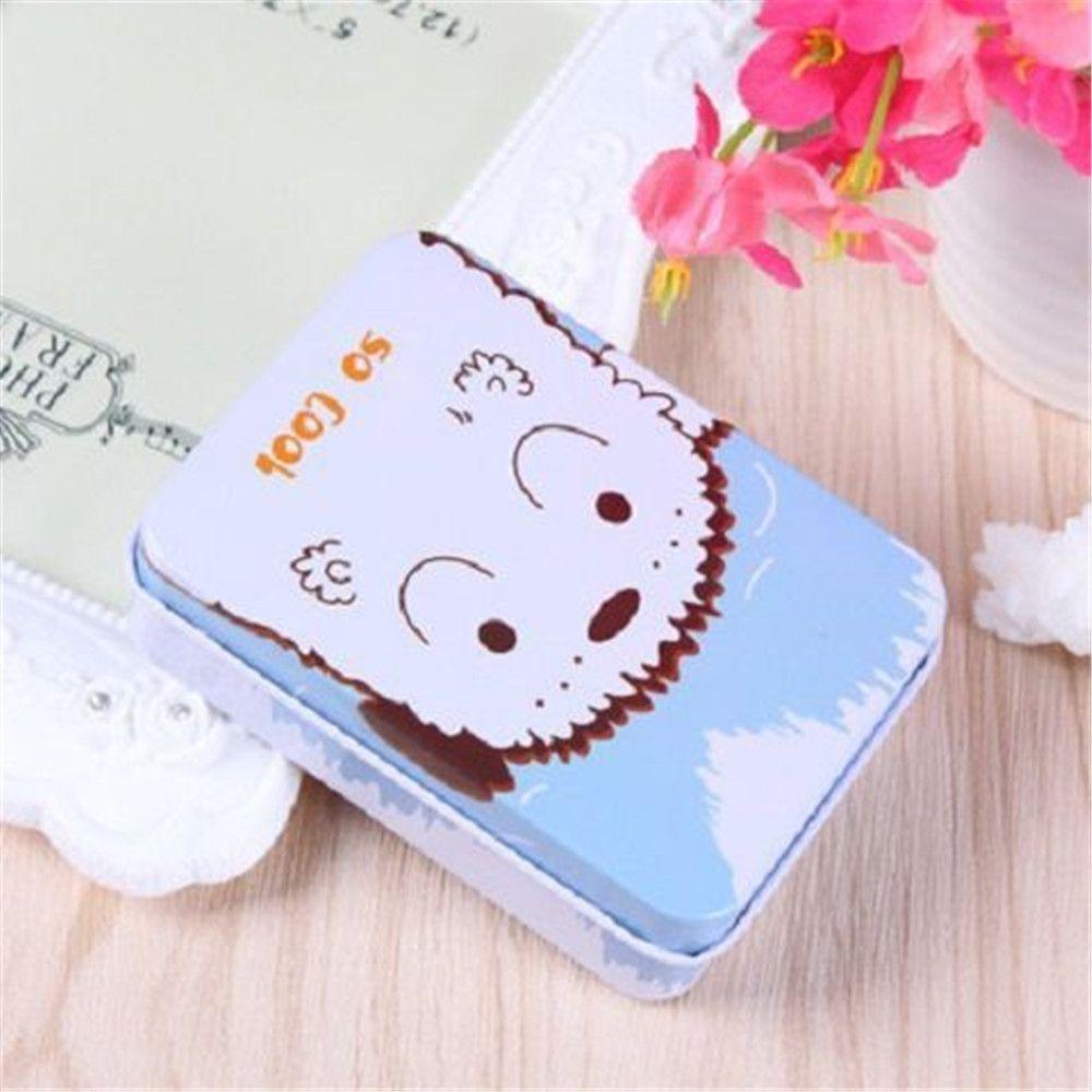 Organizer Box Iron Hairpin Jewelry Box Mini Cartoon Storage Boxes Dustproof