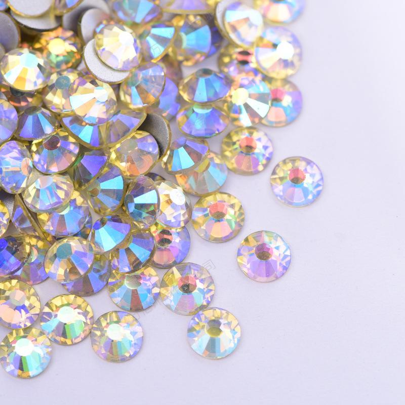 Nail Art Rhinestone Crystal Glass Accessories Diy Flat-Bottomed Drill, Mobile Phone Case Colorful Guomao A Diamond Accessories Accessories Accessories