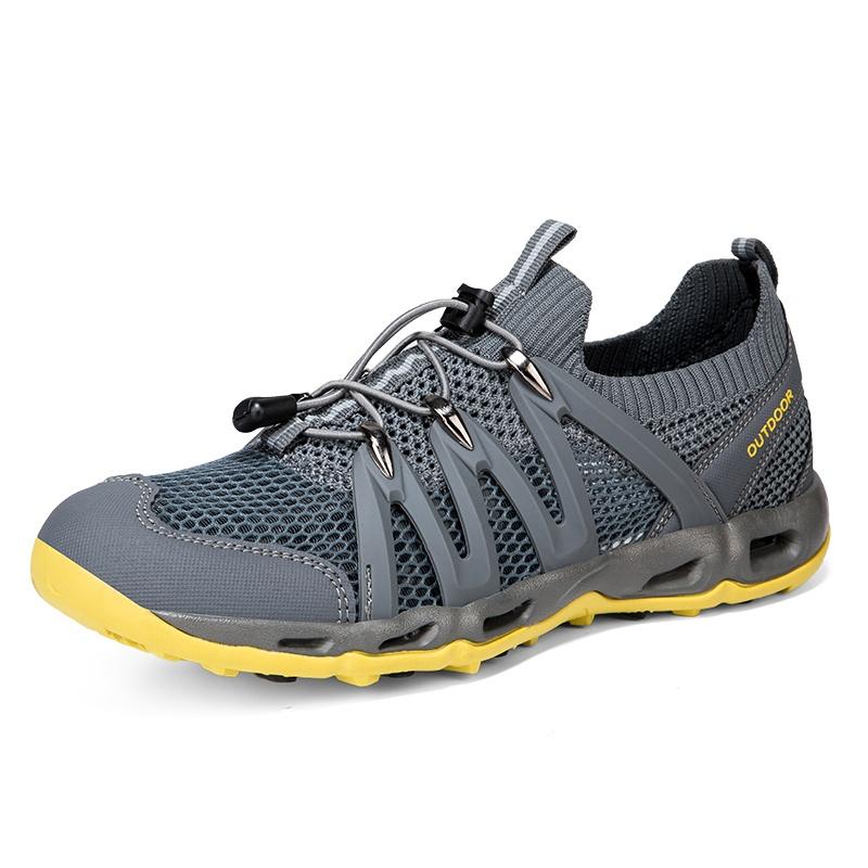 Unisex Water Shoes Quick Dry Mesh Aqua Sneakers Outdoor Walking Footwear Style 2028 Beach Travel Shoes Comfortable Daily Wear
