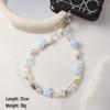 Girlish Heart Beaded Wrist Strap: Versatile Anti-Lost Mobile Phone Lanyard In New Style