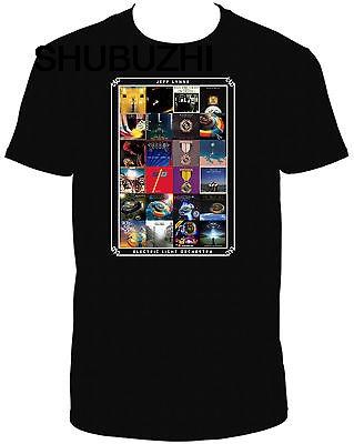 ELO / JEFF LYNNE ALBUMS T SHIRT man tee shirt luxury brand tops cotton tees S разноцветный